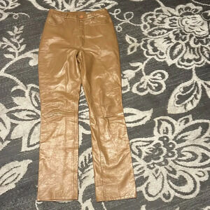 Rem garson leather pants. Pockets. Lined. Excellent condition. Size 10